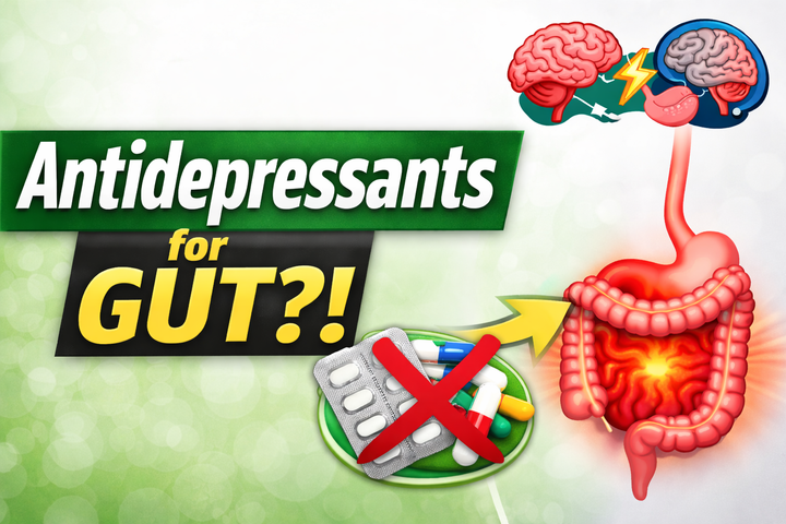 Podcast #537- Antidepressant Use For GI Symptoms