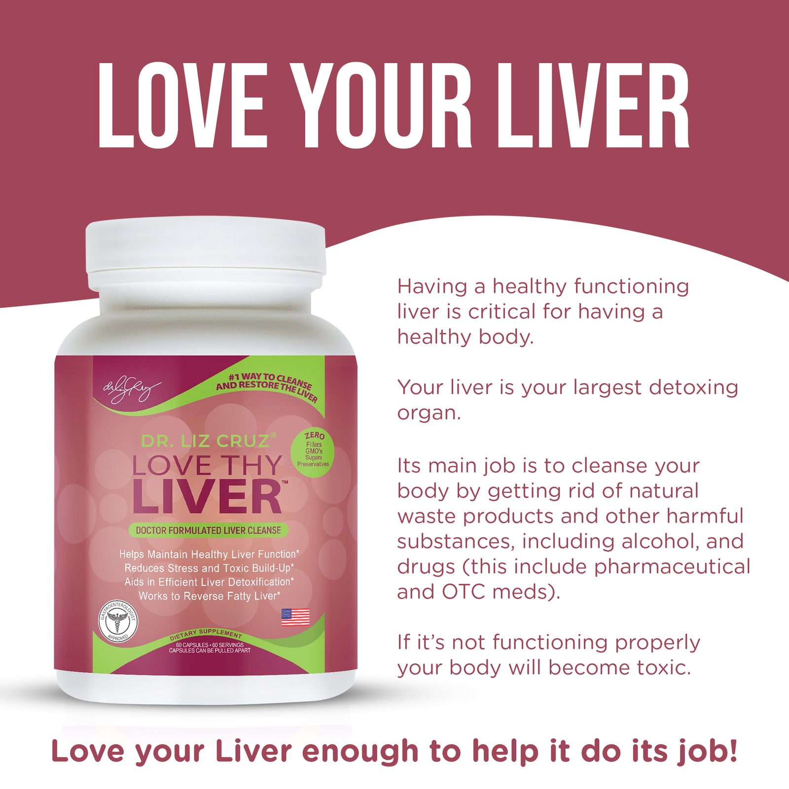 Dr. Liz Cruz® Love Thy Liver™