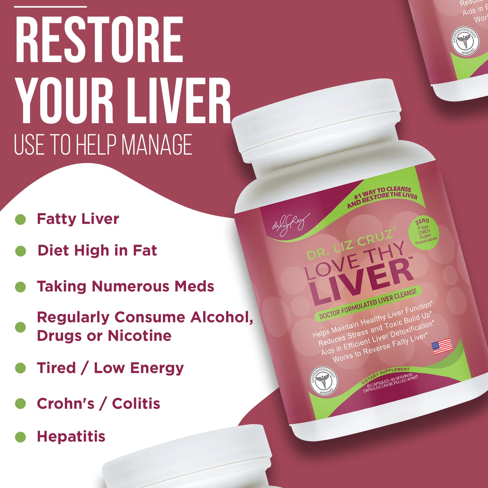 Dr. Liz Cruz® Love Thy Liver™