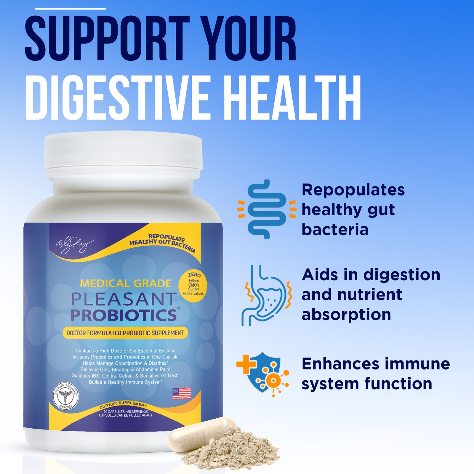 Dr. Liz Cruz® Pleasant Probiotics®